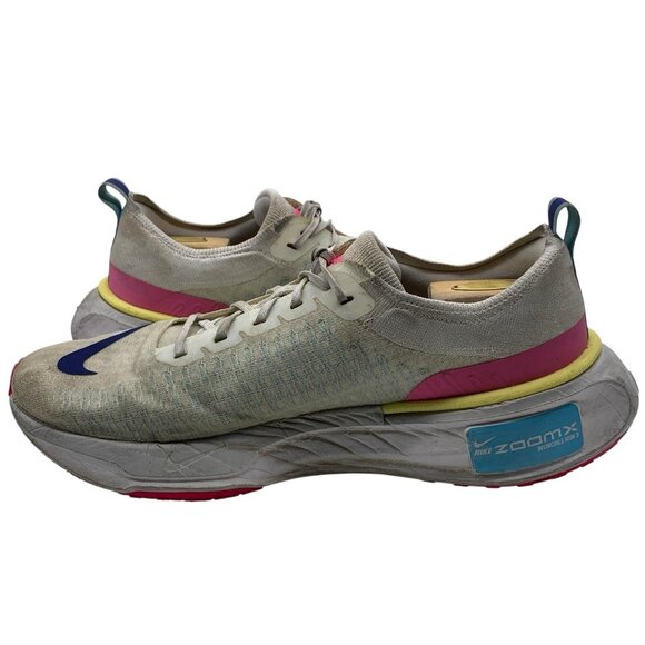 NIKE Invincible Run 3 Running Shoes Mens Sz 15 White Blue Pink Zoom X Sneaker - Picture 6 of 16